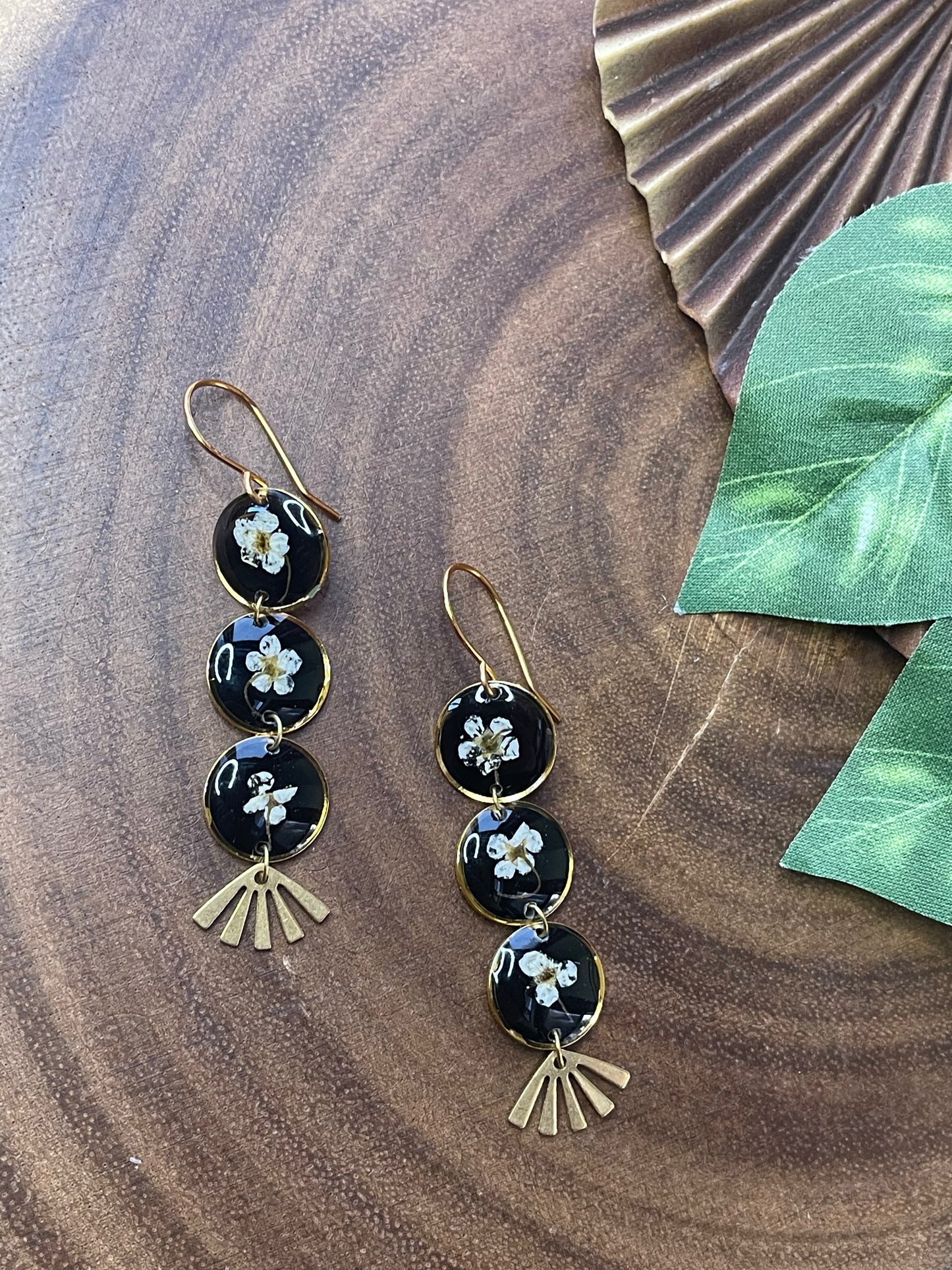 Resin Dangle Earrings