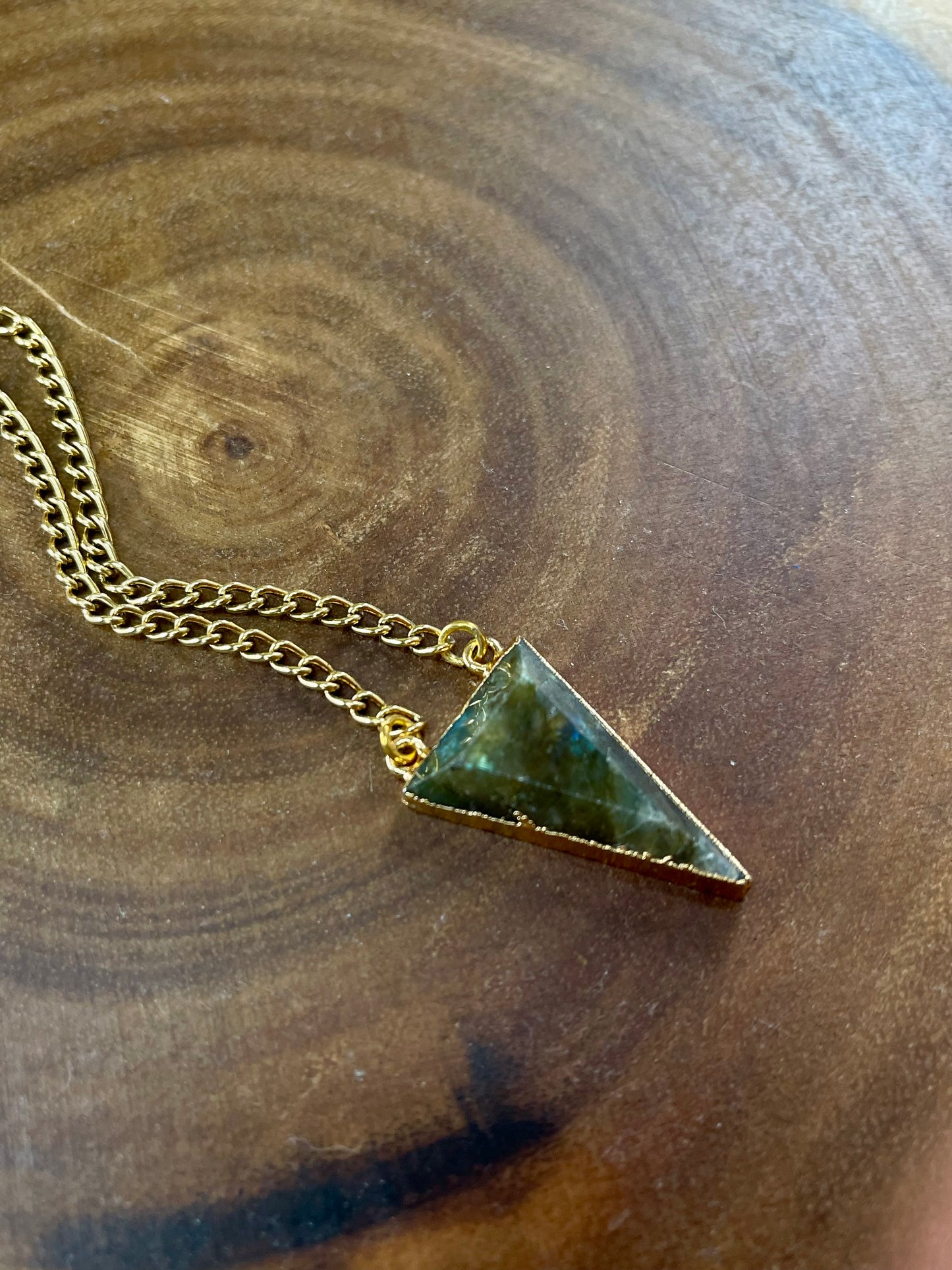 Labradorite necklace - Chain Necklace