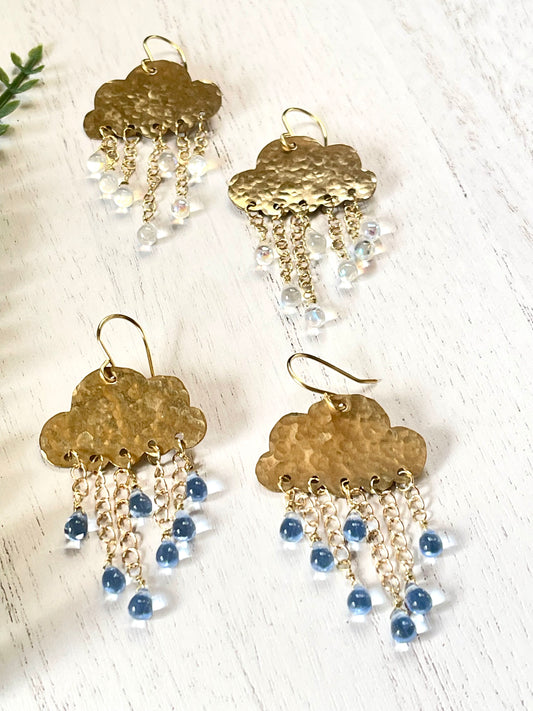 Cloud Earrings - Boho Earrings - Whimsical Earrings