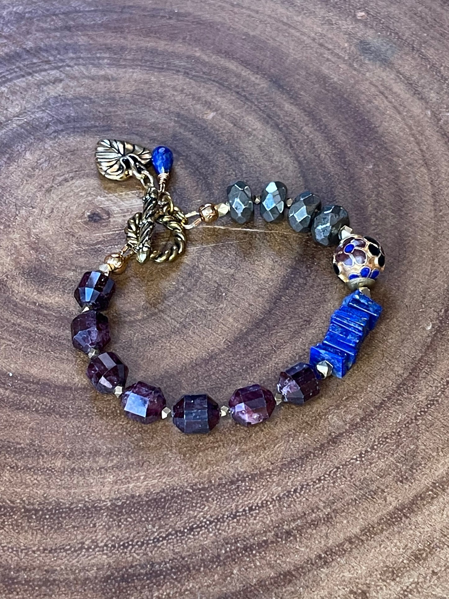 Garnet Bracelet - Beaded Bracelet - Gemstone Bracelet