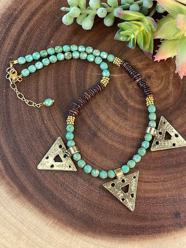 Ethnic Style Czech Necklace