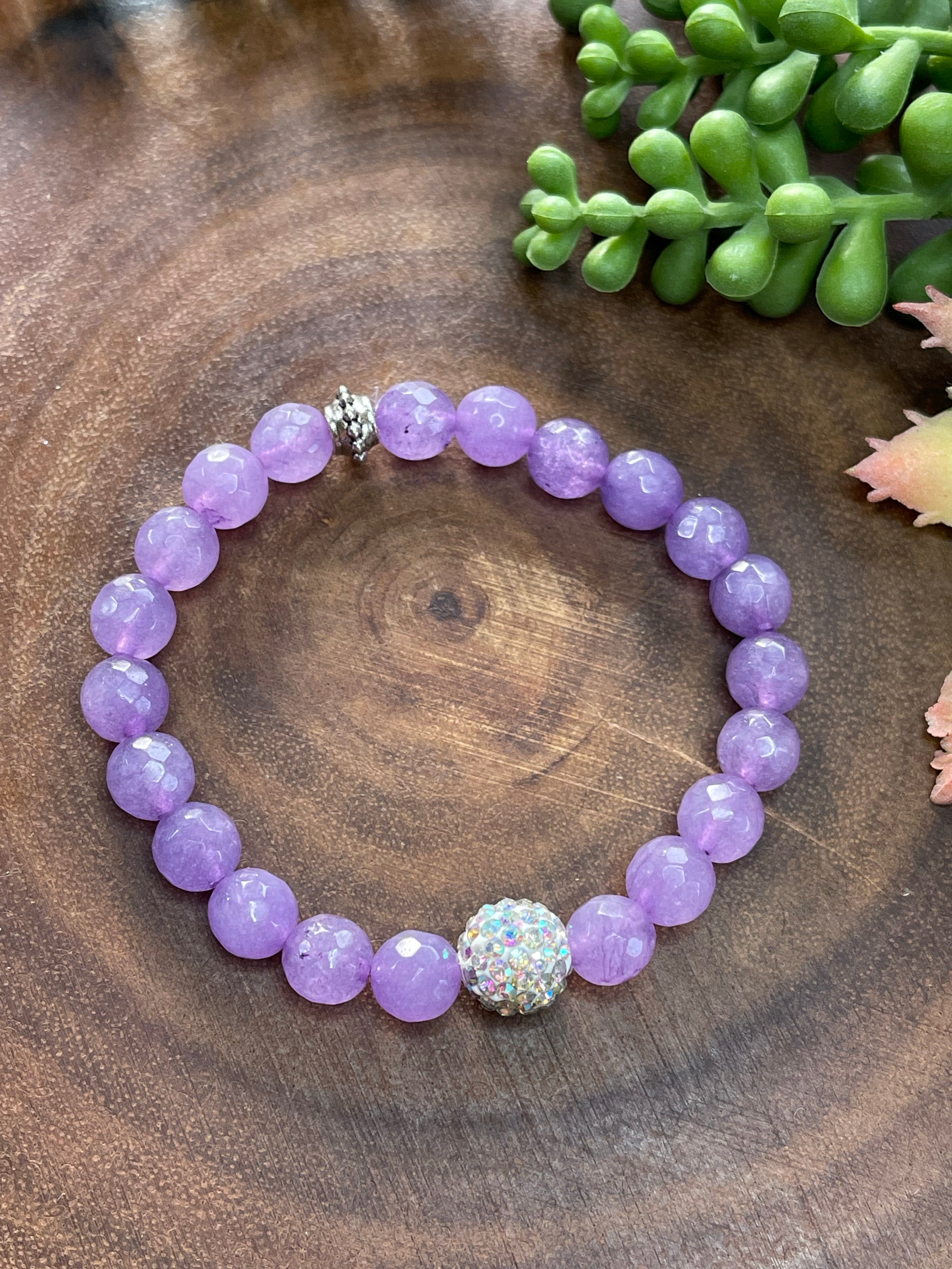 Purple Beads And Baubles Bracelet | Buy Online